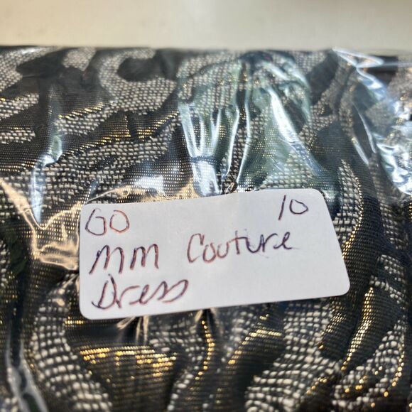 MM Couture Dress Small Animal Print Brown Gold Cutout Back Party Club Miss Me S - Picture 11 of 11